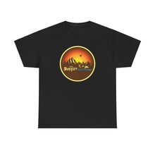 Load image into Gallery viewer, Sukkot Let's Go Camping (Circle) Tee