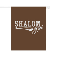 Load image into Gallery viewer, Shalom Y'all Garden & House Banner (2 Sizes)