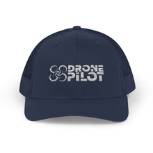 Load image into Gallery viewer, Drone PIlot Trucker Cap (White Logo)