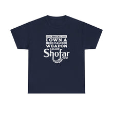 Load image into Gallery viewer, Shofar 586 Cal. (Rams Horn) Tee