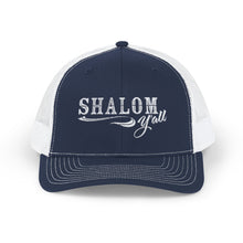Load image into Gallery viewer, Shalom Y'all Snapback Trucker Cap