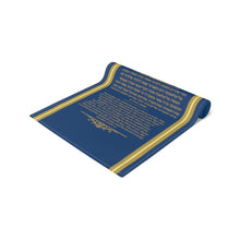 Load image into Gallery viewer, Shabbat Table Runner (Blue)