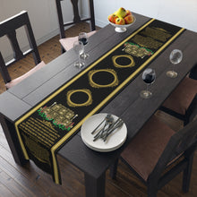 Load image into Gallery viewer, Shabbat Table Runner (Black)