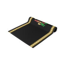 Load image into Gallery viewer, Shabbat -Exodus 20:8- Table Runner (Black)