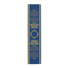 Load image into Gallery viewer, Shabbat Table Runner (Blue)
