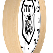 Load image into Gallery viewer, YHWH Wall Clock with Hebrew Letters(Numbers)