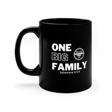 Load image into Gallery viewer, One Big Family (Legoi Echad -One Nation) 11oz Black Mug