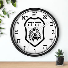 Load image into Gallery viewer, YHWH Wall Clock with Hebrew Letters(Numbers)