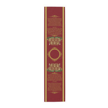 Load image into Gallery viewer, Shabbat Table Runner (Red)