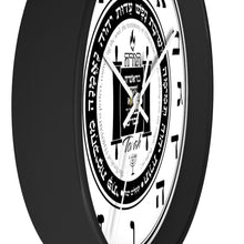 Load image into Gallery viewer, Torah Wall clock with Hebrew Letters (Numbers)