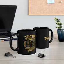 Load image into Gallery viewer, Ten Commandments 11oz Black Mug