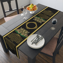 Load image into Gallery viewer, Shabbat Table Runner (Black)