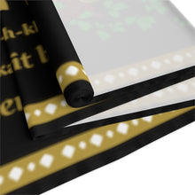 Load image into Gallery viewer, Shabbat -Exodus 20:8- Table Runner (Black)