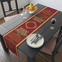 Load image into Gallery viewer, Shabbat Table Runner (Red)