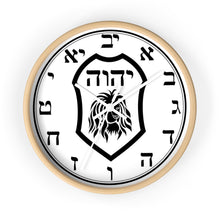 Load image into Gallery viewer, YHWH Wall Clock with Hebrew Letters(Numbers)