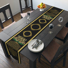 Load image into Gallery viewer, Shabbat Table Runner (Black)