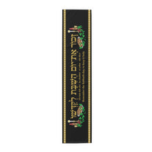 Load image into Gallery viewer, Shabbat -Exodus 20:8- Table Runner (Black)