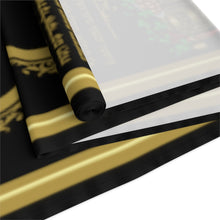 Load image into Gallery viewer, Shabbat Table Runner (Black)