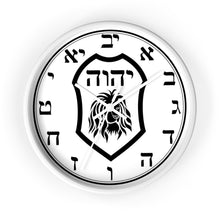 Load image into Gallery viewer, YHWH Wall Clock with Hebrew Letters(Numbers)