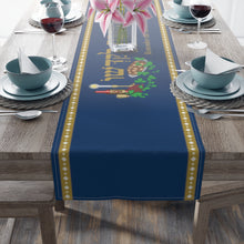 Load image into Gallery viewer, Shabbat - Exodus 20:8 - Table Runner (Blue)