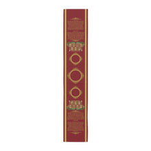 Load image into Gallery viewer, Shabbat Table Runner (Red)