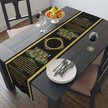 Load image into Gallery viewer, Shabbat Table Runner (Black)