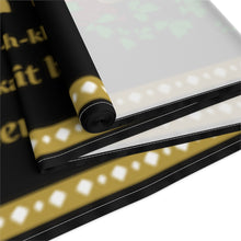 Load image into Gallery viewer, Shabbat -Exodus 20:8- Table Runner (Black)