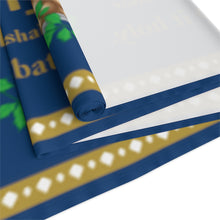 Load image into Gallery viewer, Shabbat - Exodus 20:8 - Table Runner (Blue)