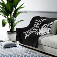 Load image into Gallery viewer, Messiah Yeshua Velveteen Plush Blanket