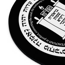 Load image into Gallery viewer, Torah Logo Mouse Pad (round or rectangle)