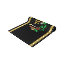 Load image into Gallery viewer, Shabbat -Exodus 20:8- Table Runner (Black)