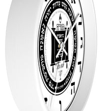 Load image into Gallery viewer, Torah Wall clock with Hebrew Letters (Numbers)