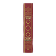 Load image into Gallery viewer, Shabbat Table Runner (Red)