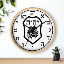 Load image into Gallery viewer, YHWH Wall Clock with Hebrew Letters(Numbers)