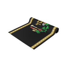 Load image into Gallery viewer, Shabbat -Exodus 20:8- Table Runner (Black)