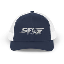 Load image into Gallery viewer, Skyfly Aerial Trucker Cap (White Logo)
