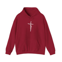 Load image into Gallery viewer, Yeshua (Cross) Heavy Blend™ Hooded Sweatshirt
