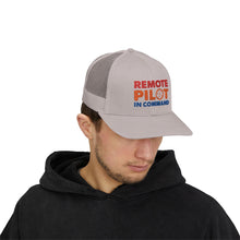 Load image into Gallery viewer, Remote Pilot In Command Trucker Cap (Color Logo)
