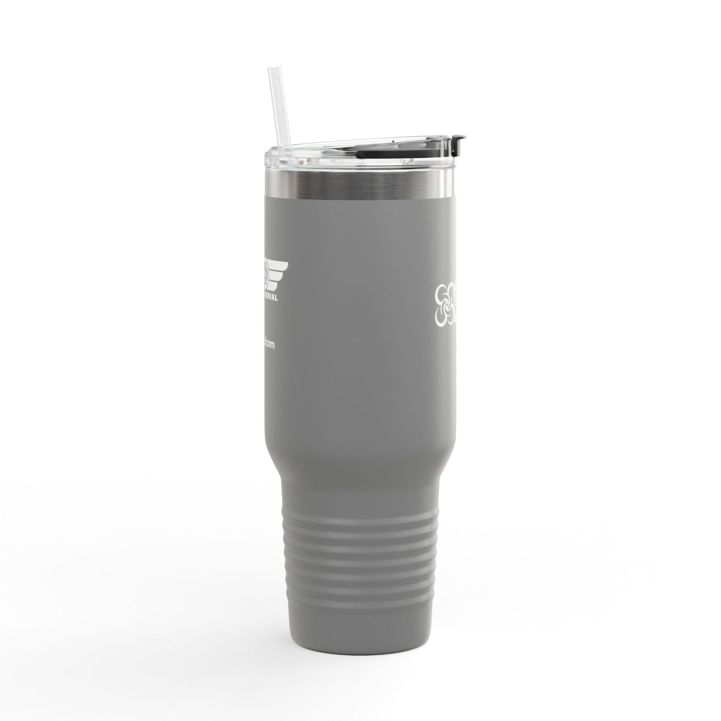 Drone Pilot (White Logo) Insulated Travel Mug, 40oz