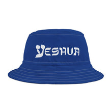 Load image into Gallery viewer, Yeshua (Lion Shield) Bucket Hat - Blue
