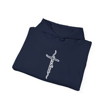 Load image into Gallery viewer, Yeshua (Cross) Heavy Blend™ Hooded Sweatshirt
