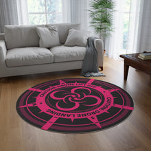 Load image into Gallery viewer, Drone Landing Pad Drone Design- (Rug) 60 in. diameter (5Ft) Pink
