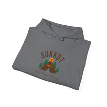 Load image into Gallery viewer, Sukkot Fatih Family Feasting Heavy Blend™ Hooded Sweatshirt
