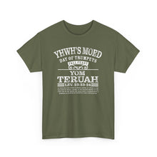 Load image into Gallery viewer, YHWH&#39;s Moed Yom Teruah (Day of Trumpets) Tee
