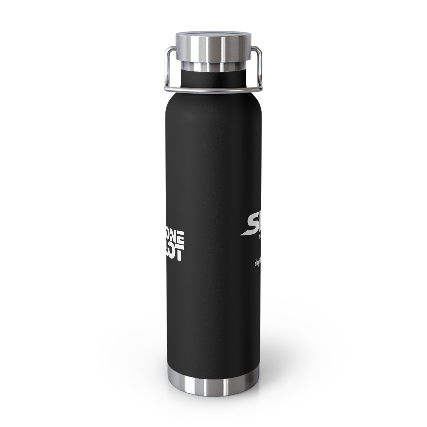 Drone Pilot (White Logo) Copper Vacuum Insulated Bottle, 22oz