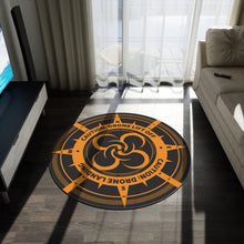 Load image into Gallery viewer, Drone Landing Pad Drone Design- (Rug) 60 in. diameter (5Ft) Orange
