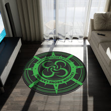 Load image into Gallery viewer, Drone Landing Pad Drone Design- (Rug) 60 in. diameter (5Ft) Green
