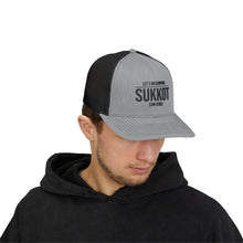 Load image into Gallery viewer, Let&#39;s Go Camping/Sukkot Snapback Trucker Cap
