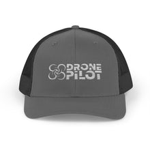 Load image into Gallery viewer, Drone PIlot Trucker Cap (White Logo)
