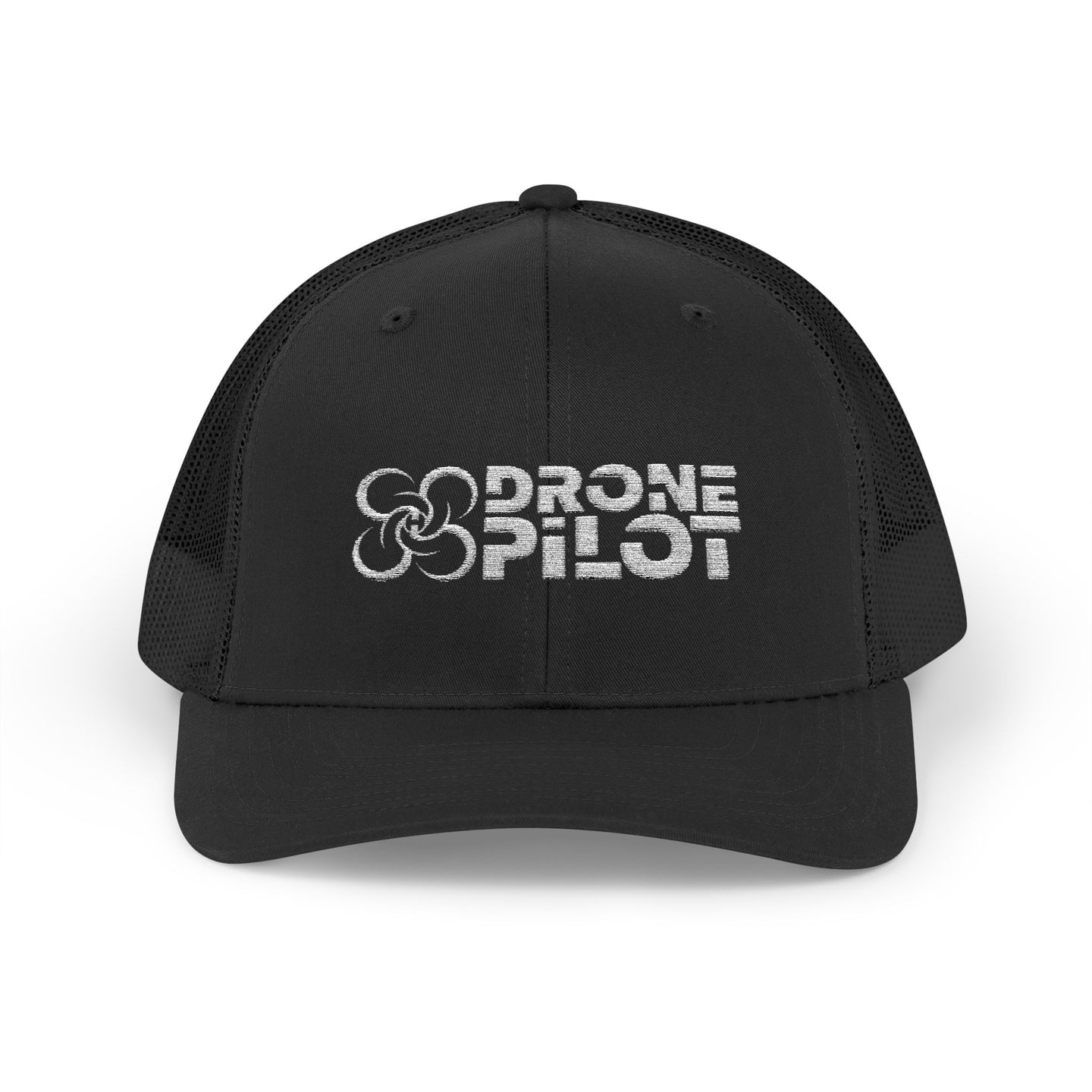 Drone PIlot Trucker Cap (White Logo)